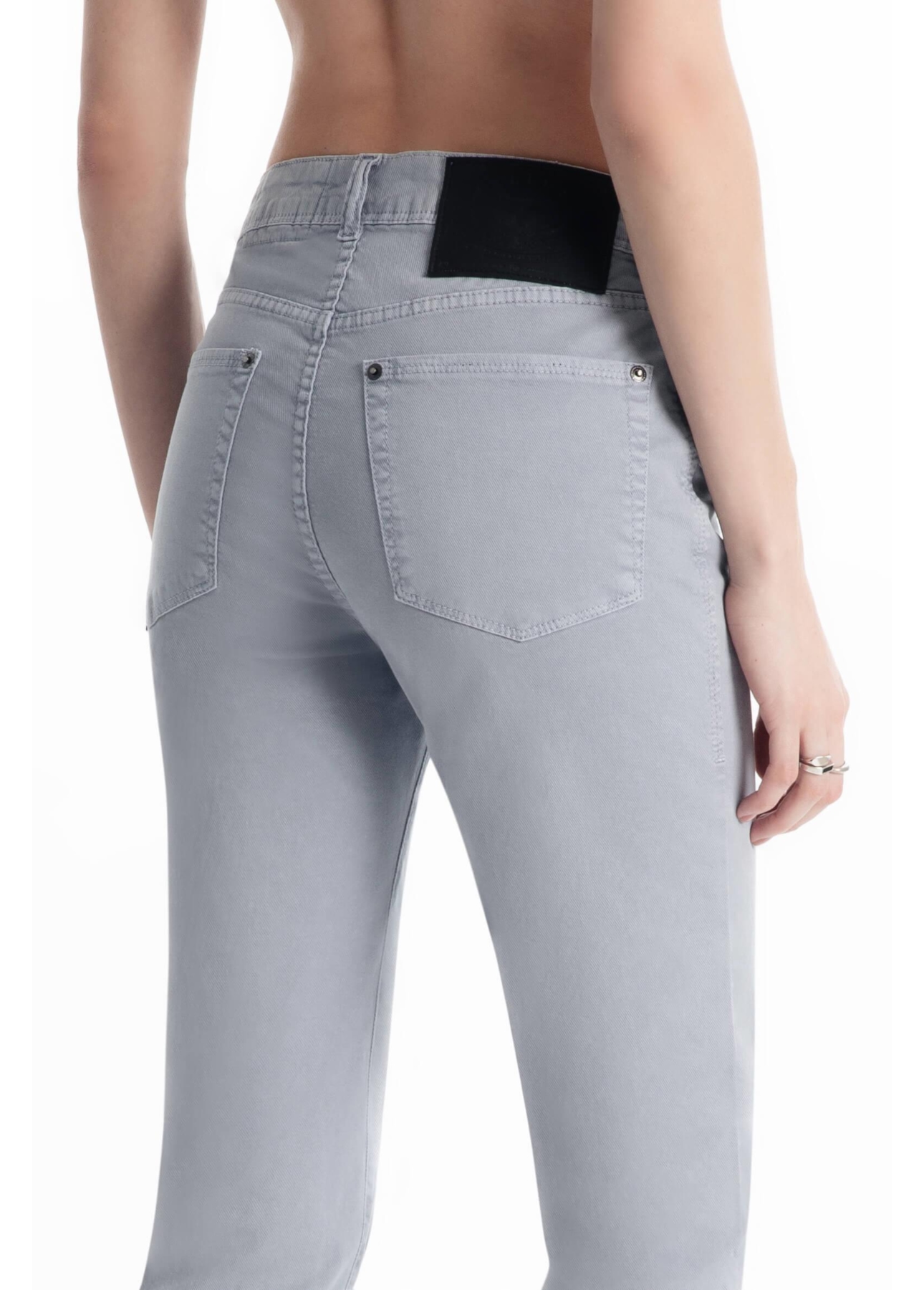 Calça Sarja Rain Slim Lavanda