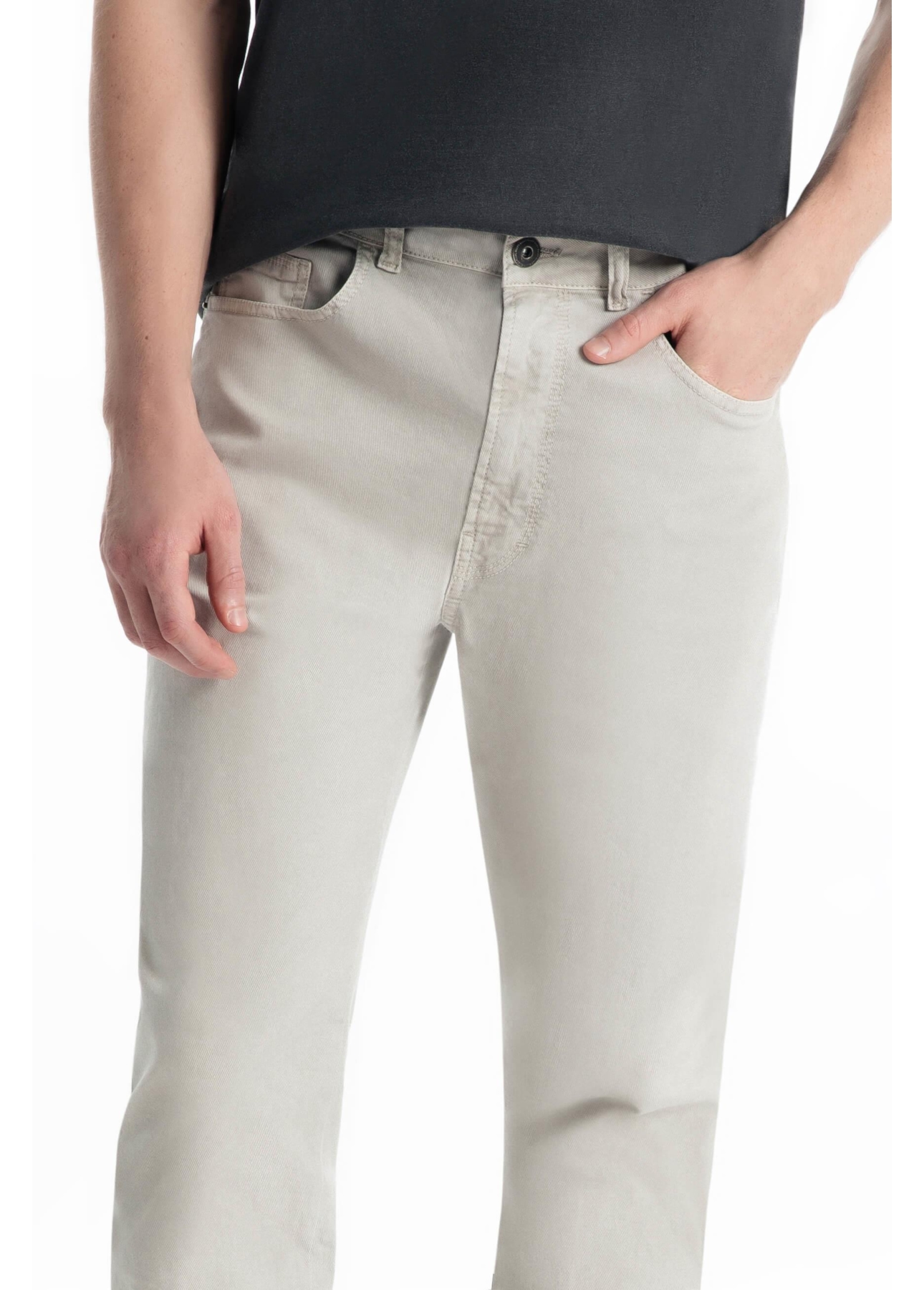 Calça Sarja Rain Slim Silver