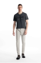 Calça Sarja Rain Slim Silver