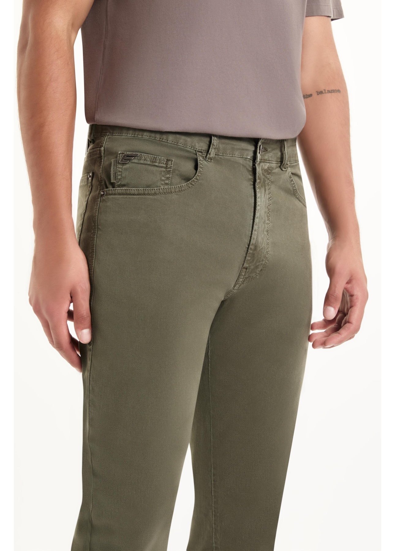 Calça Sarja Rain Slim Verde Escuro
