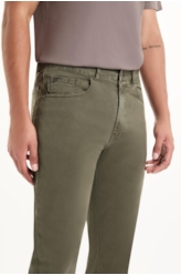 Calça Sarja Rain Slim Verde Escuro