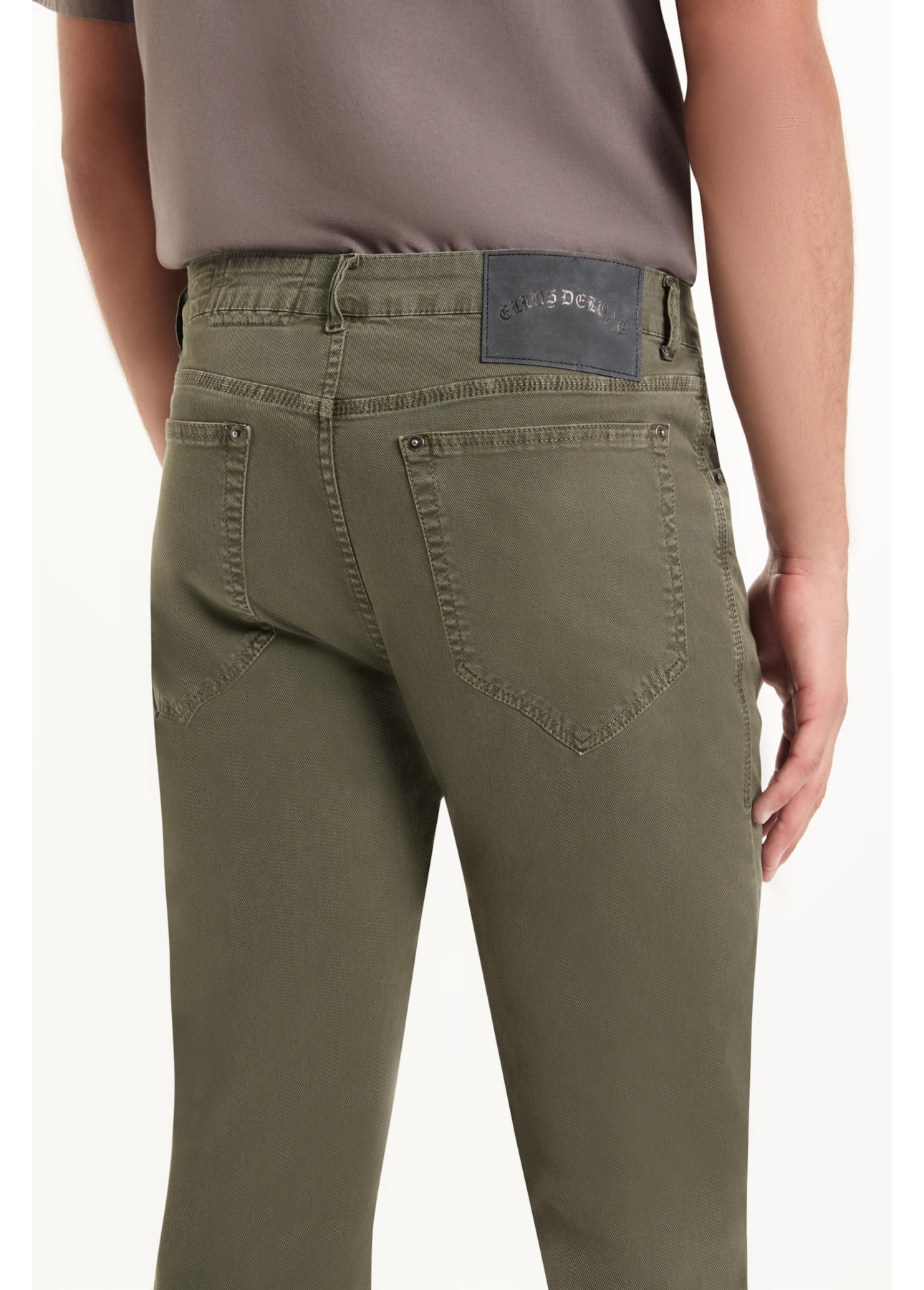 Calça Sarja Rain Slim Verde Escuro