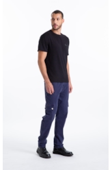 Calça Sarja Rain Trapezio Cargo Purple Blue