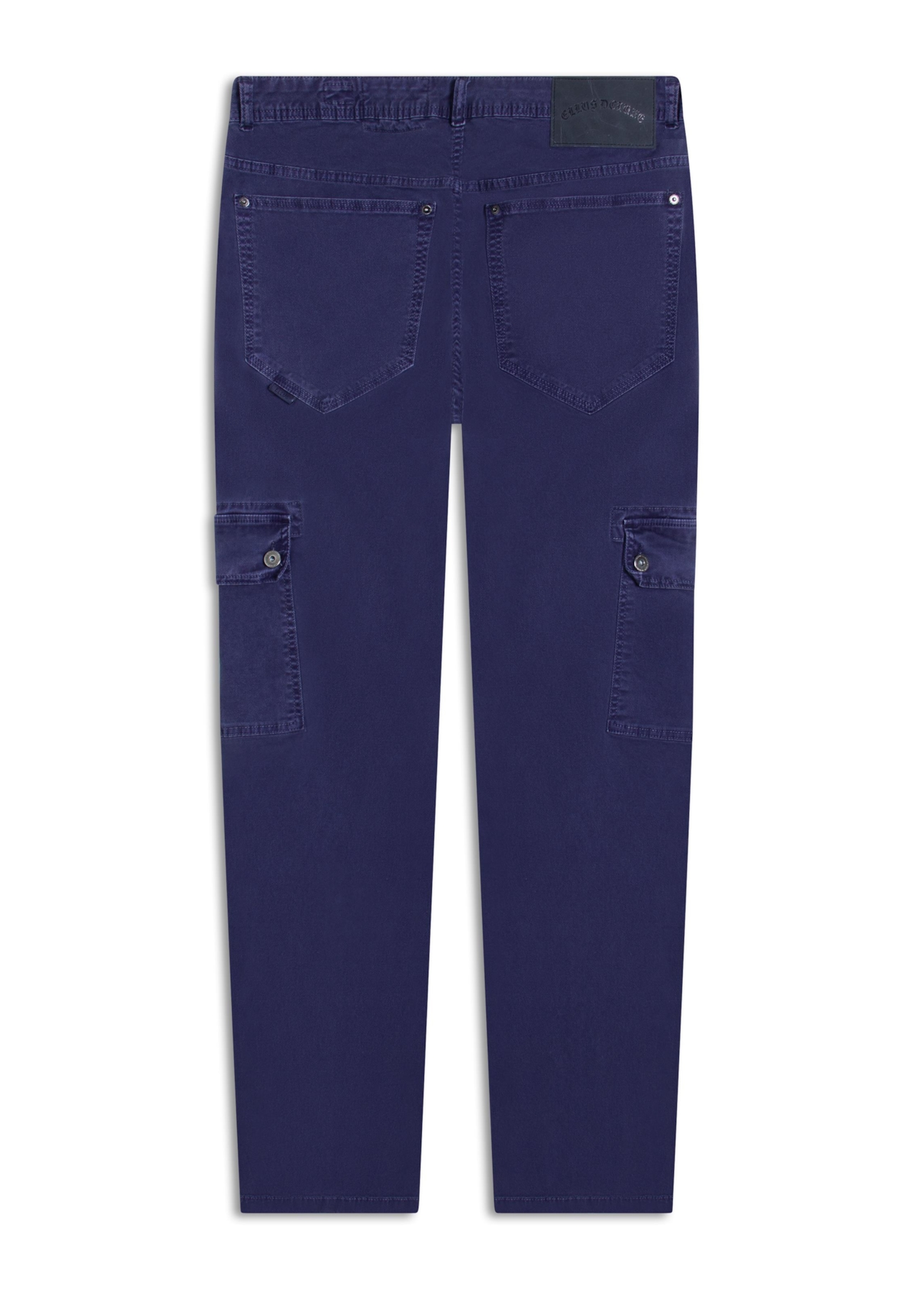 Calça Sarja Rain Trapezio Cargo Purple Blue