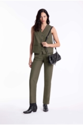 Calça Sarja Techno Straight Ellus Verde Militar