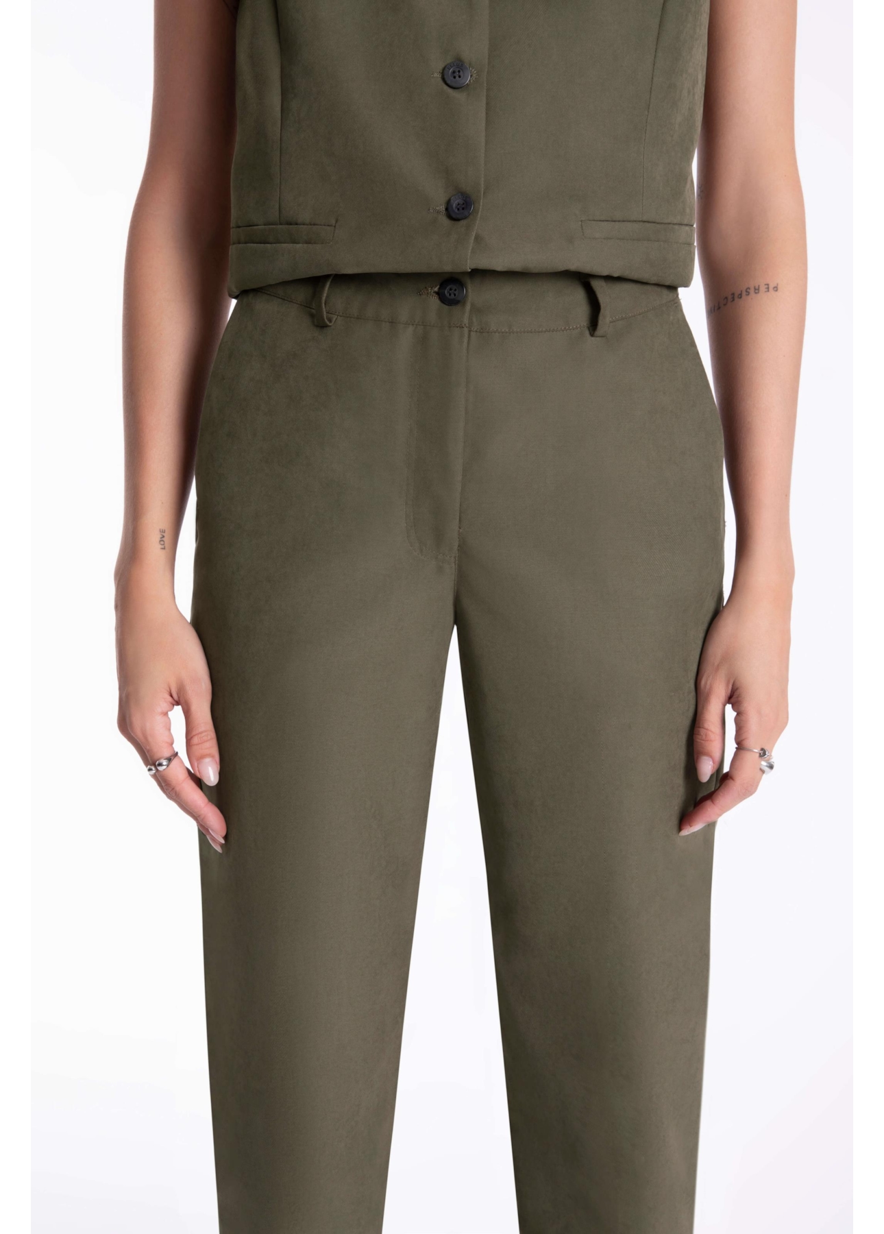 Calça Sarja Techno Straight Ellus Verde Militar