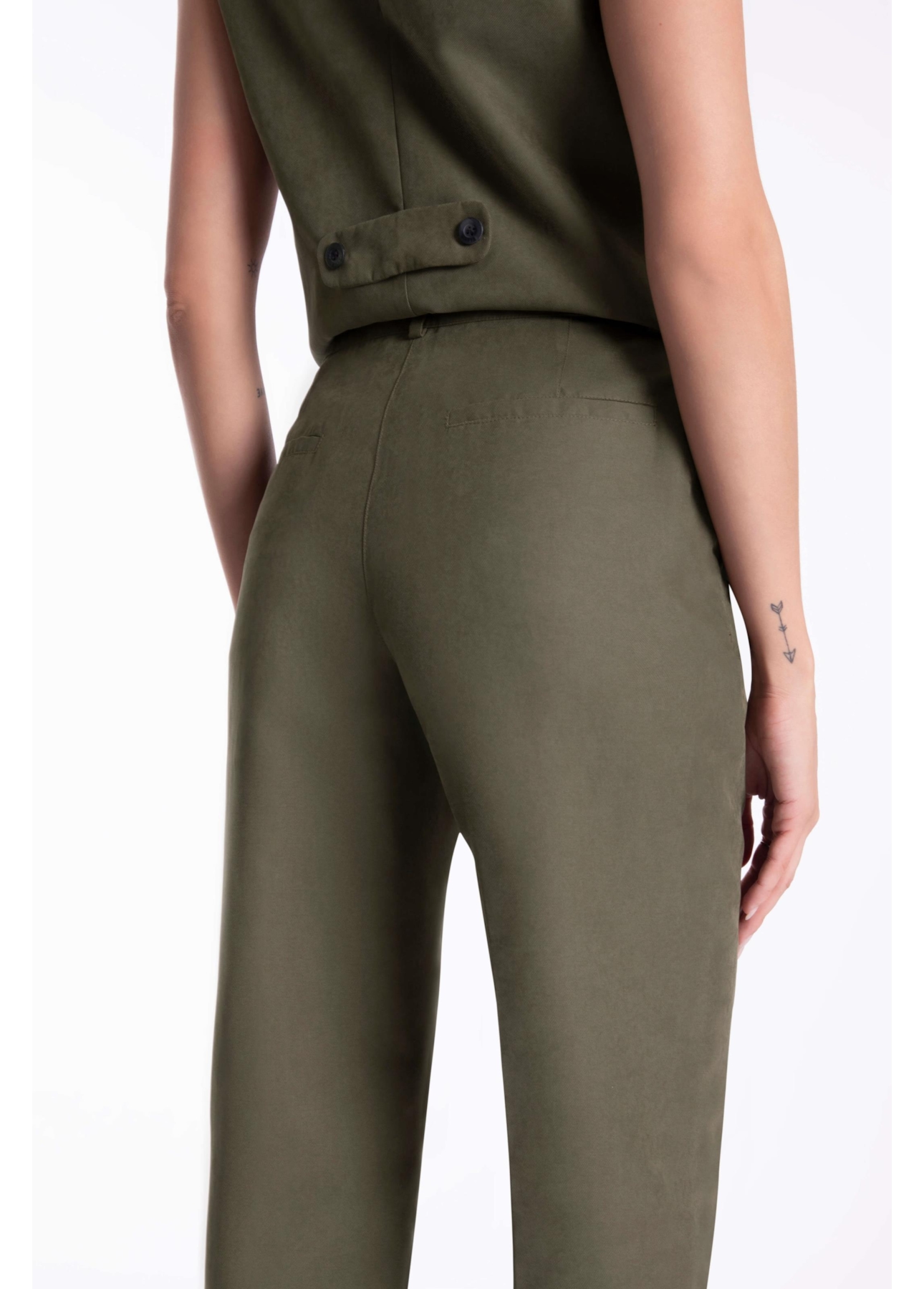 Calça Sarja Techno Straight Ellus Verde Militar