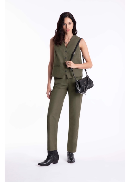 Calça Sarja Techno Straight Ellus Verde Militar