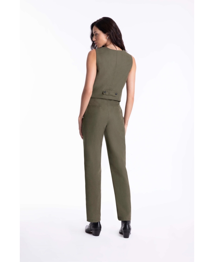 Calça Sarja Techno Straight Ellus Verde Militar