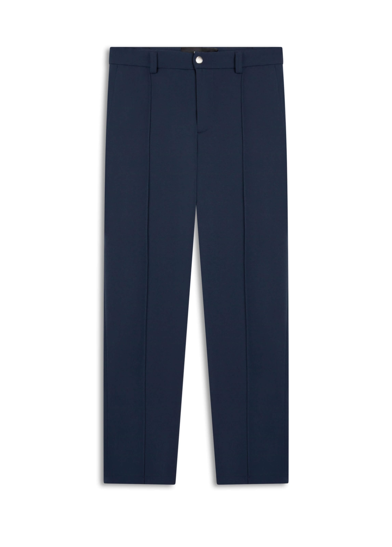 Calca Scuba Crepe Carrot Dark Navy