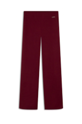 Calça Scuba Crepe Elastic Bordeaux
