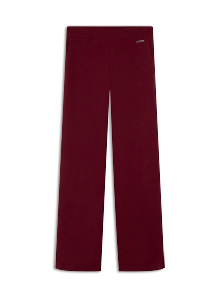Calça Scuba Crepe Elastic Bordeaux