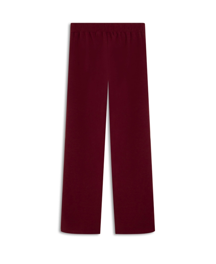 Calça Scuba Crepe Elastic Bordeaux