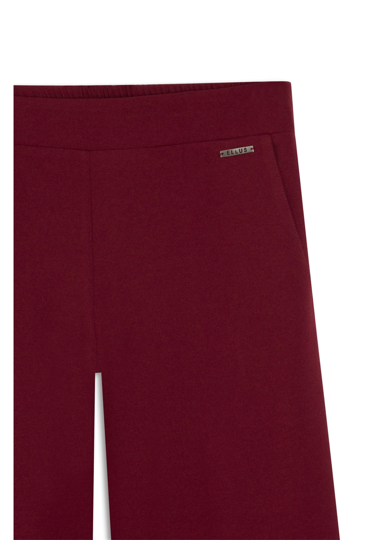 Calça Scuba Crepe Elastic Bordeaux