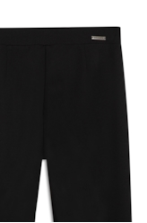 Calça Scuba Crepe Flare Long Preto
