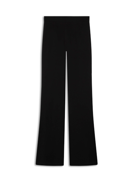 Calça Scuba Crepe Flare Long Preto