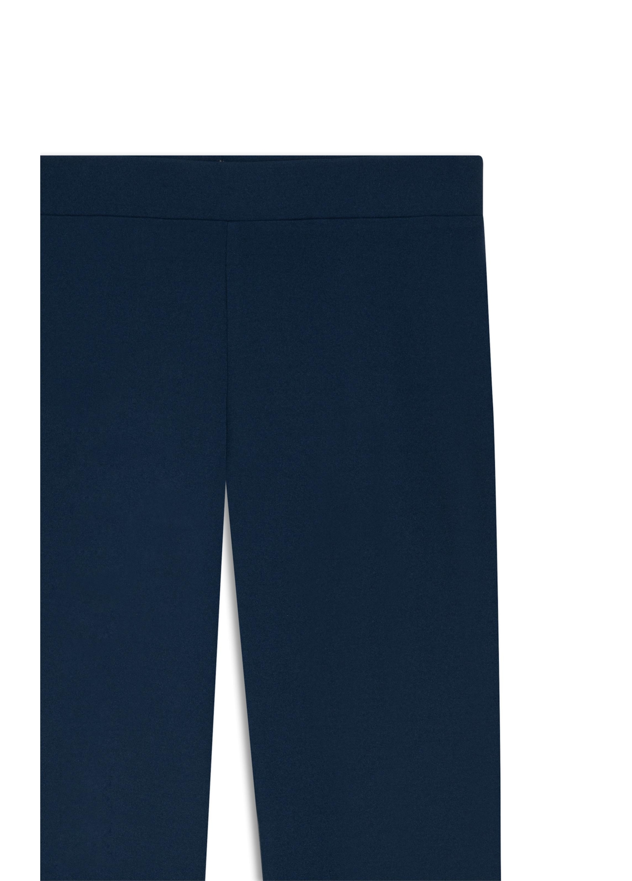 Calça Scuba Crepe Long Flare Marinho