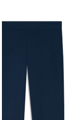 Calça Scuba Crepe Long Flare Marinho