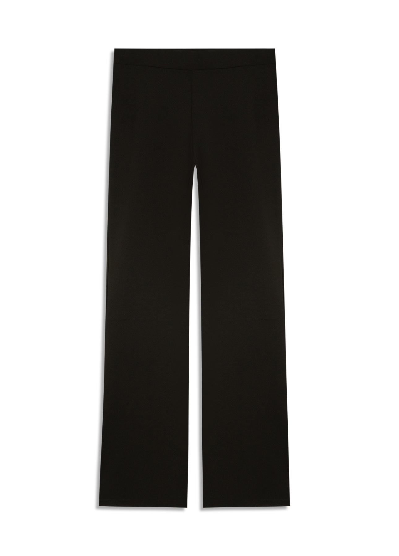 Calça Scuba Crepe Long Flare Preto