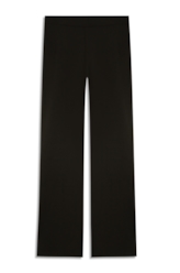 Calça Scuba Crepe Long Flare Preto