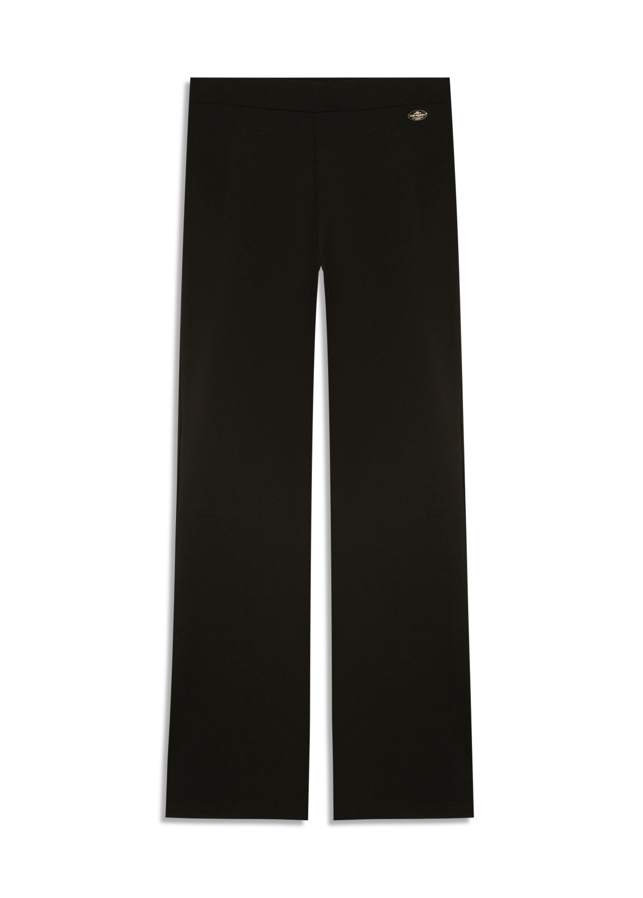 Calça Scuba Crepe Long Flare Preto
