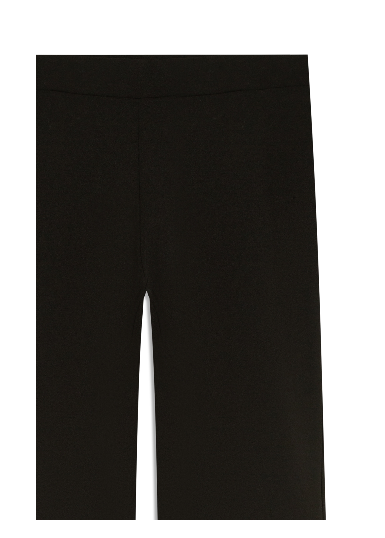 Calça Scuba Crepe Long Flare Preto
