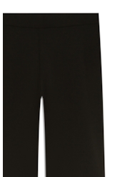 Calça Scuba Crepe Long Flare Preto