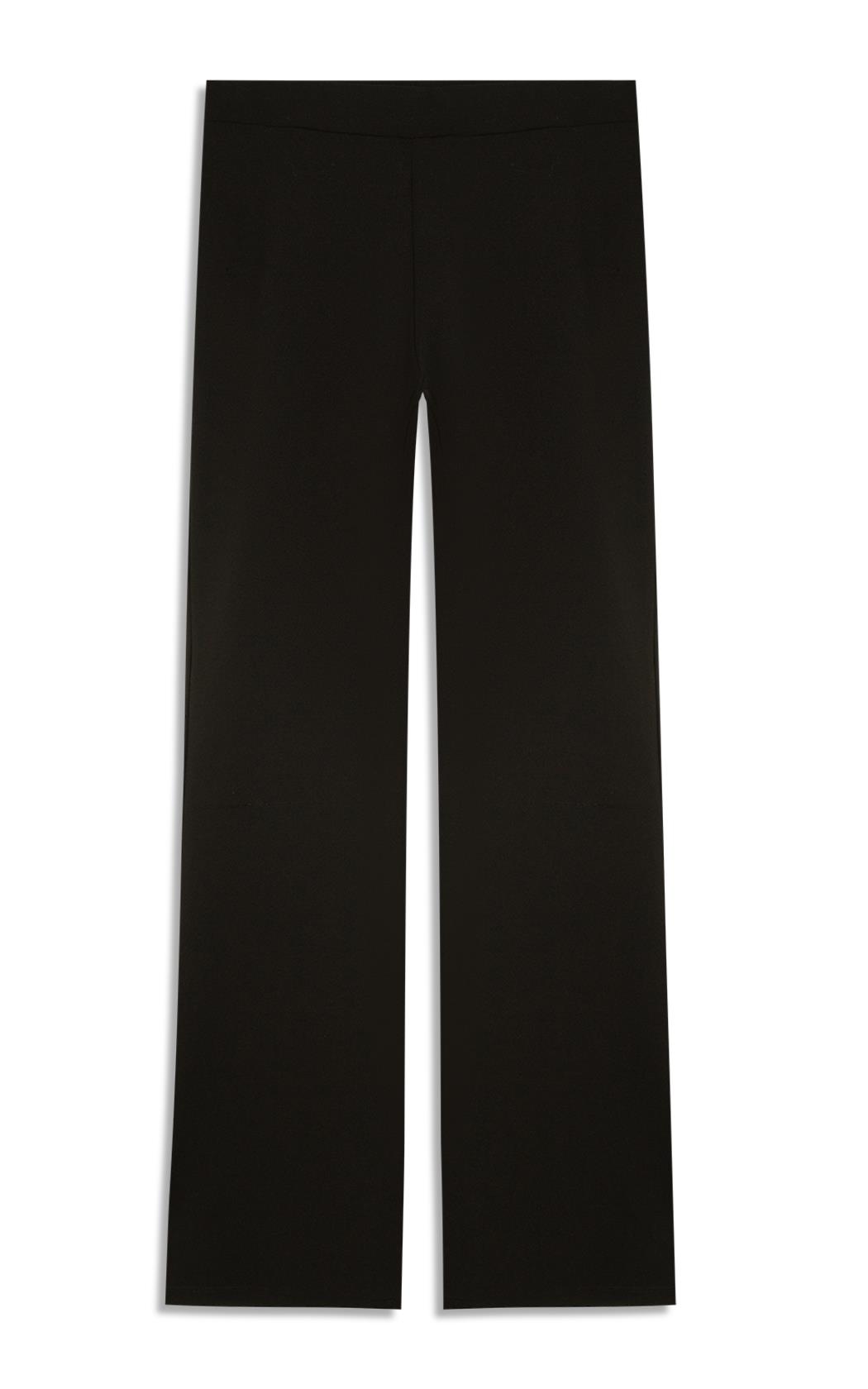 Calça Jersey Fit Flare Preto