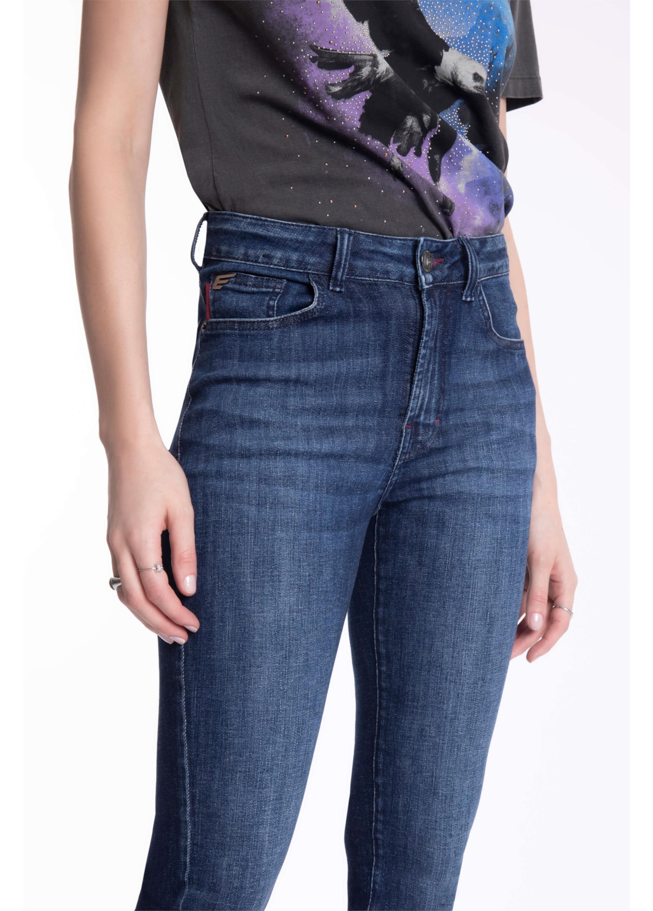 Calça Sea Elastic Hiper Skinny Lav.Escuro C/Used