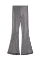 Calça Shine Hotfix Bailarina Prata