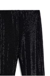 Calça Shine Hotfix Bailarina Preto