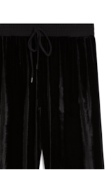 Calça Silk Velvet Straight Preto