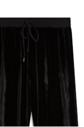 Calça Silk Velvet Straight Preto
