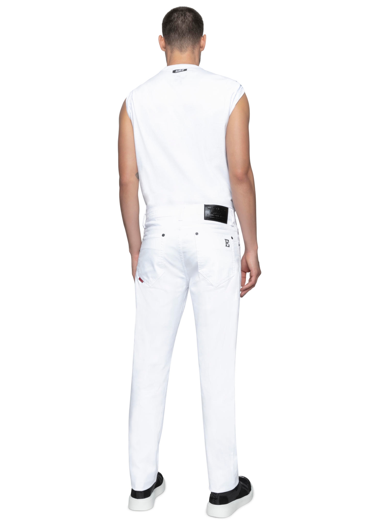 Calça Slim Jogging Color Branco