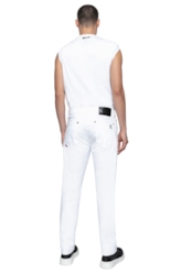 Calça Slim Jogging Color Branco