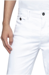 Calça Slim Jogging Color Branco