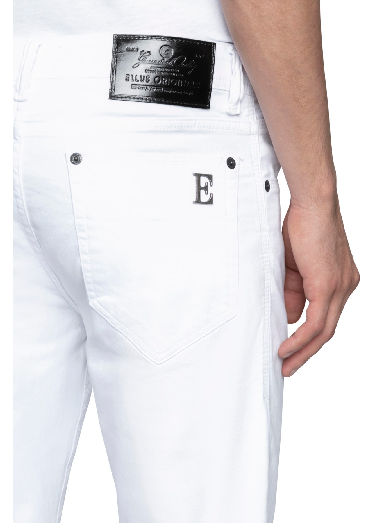 Calça Slim Jogging Color Branco