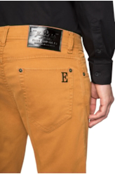 Calça Slim Jogging Color Camel