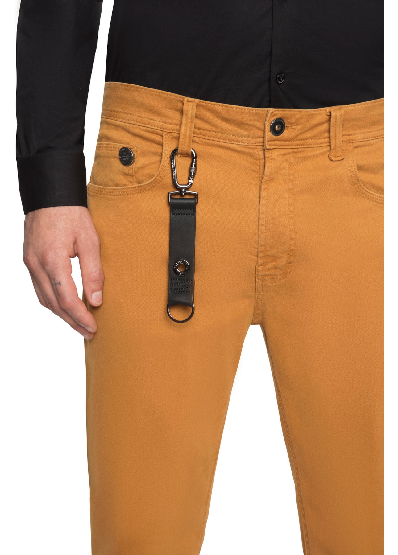 Calça Slim Jogging Color Camel