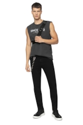 Calça Slim Jogging Color Preto