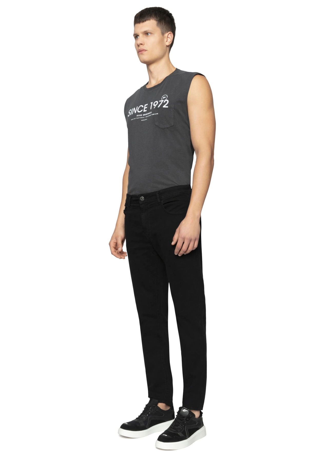 Calça Slim Jogging Color Preto