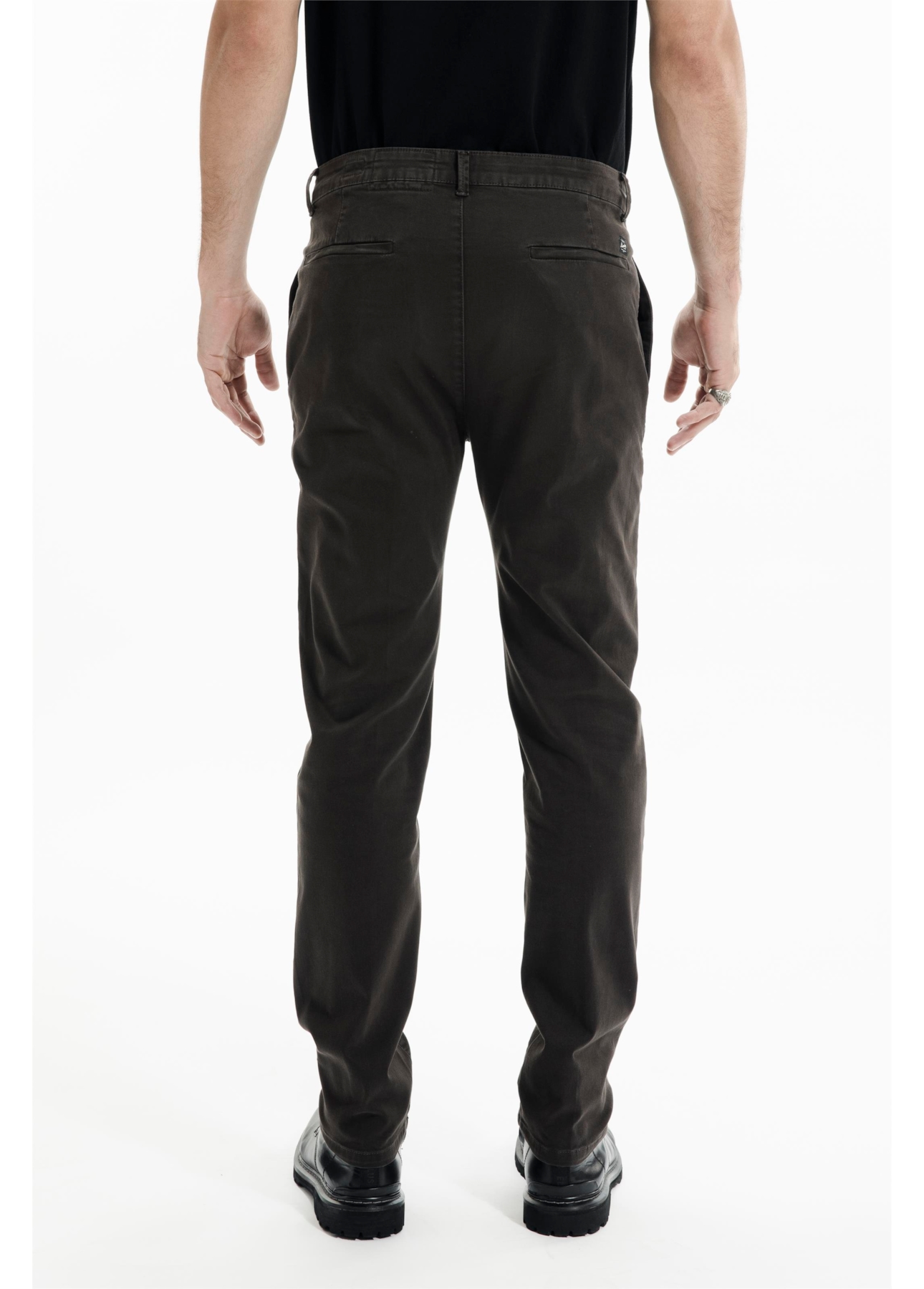 Calça Soft Color Slim Plumbo