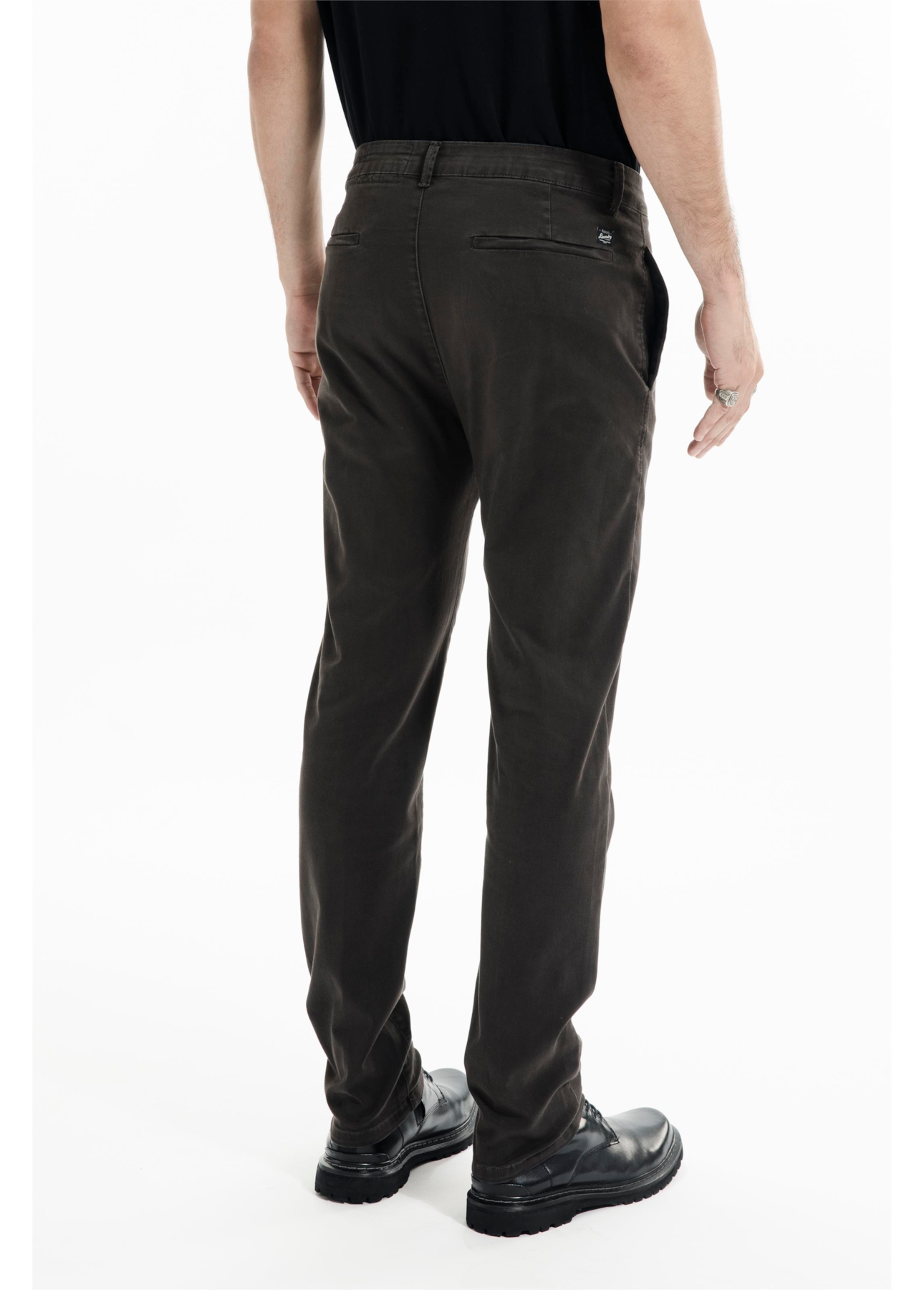 Calça Soft Color Slim Plumbo
