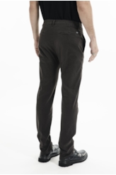 Calça Soft Color Slim Plumbo