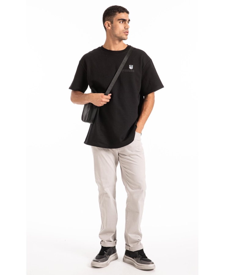 Calça Soft Color Straight Silver