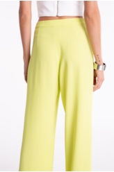 Calça Soft Crepe Pantaloon Amarelo Limao