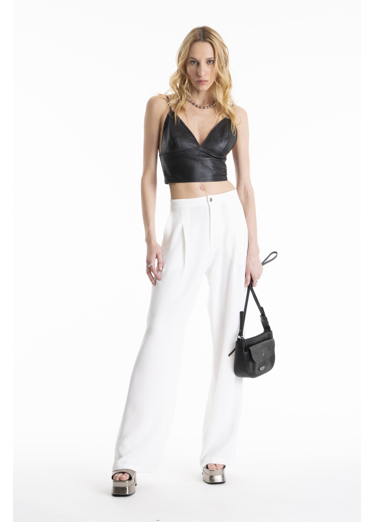 Calça Soft Crepe Pantaloon Off White