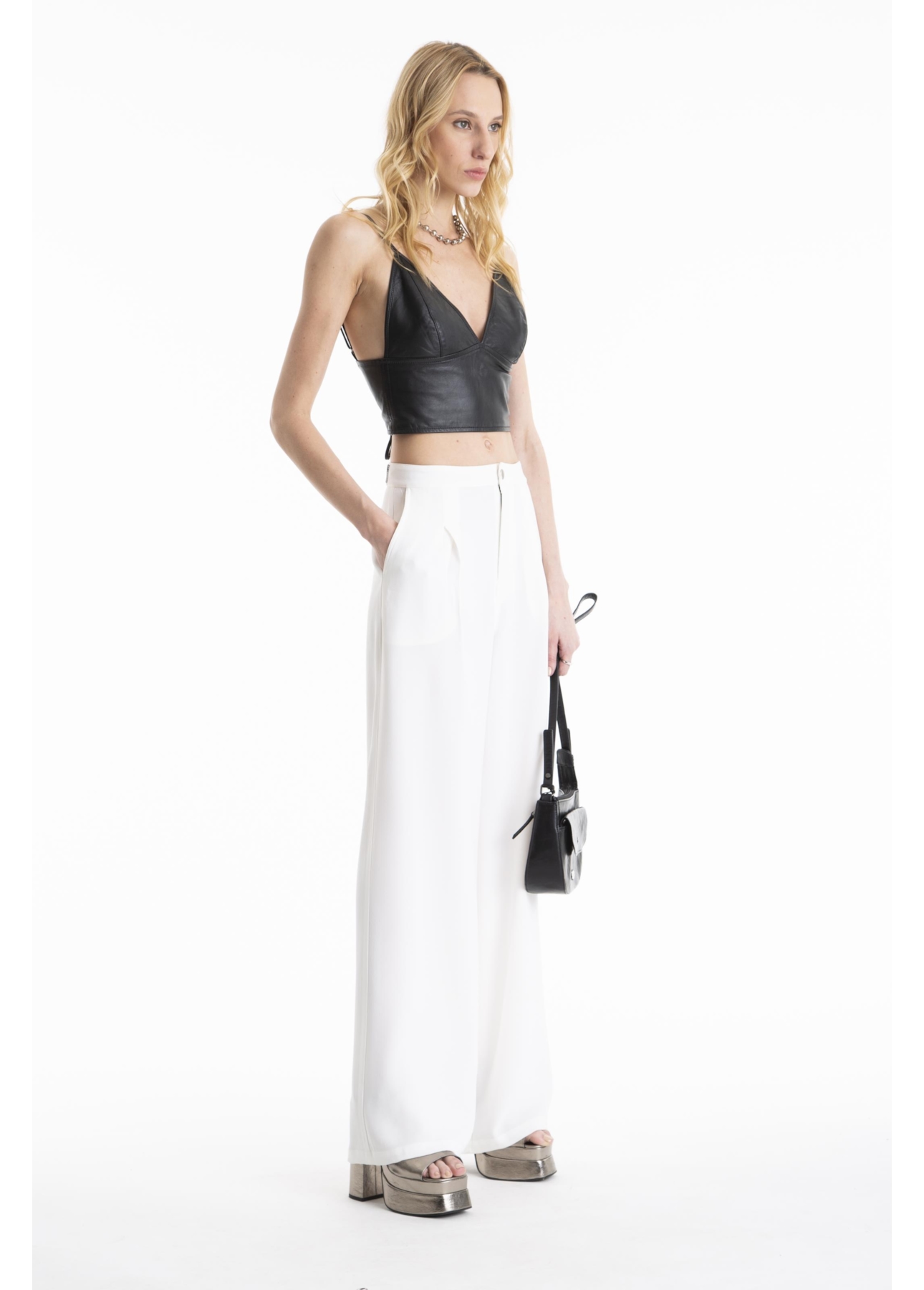 Calça Soft Crepe Pantaloon Off White