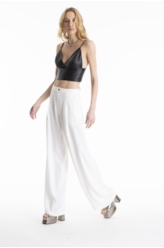 Calça Soft Crepe Pantaloon Off White