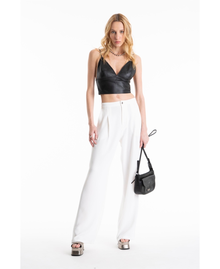 Calça Soft Crepe Pantaloon Off White